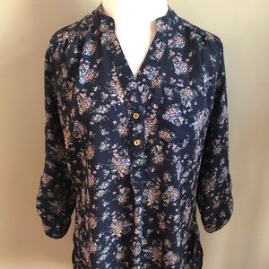 🩵Rue21 Floral Tunic Blouse